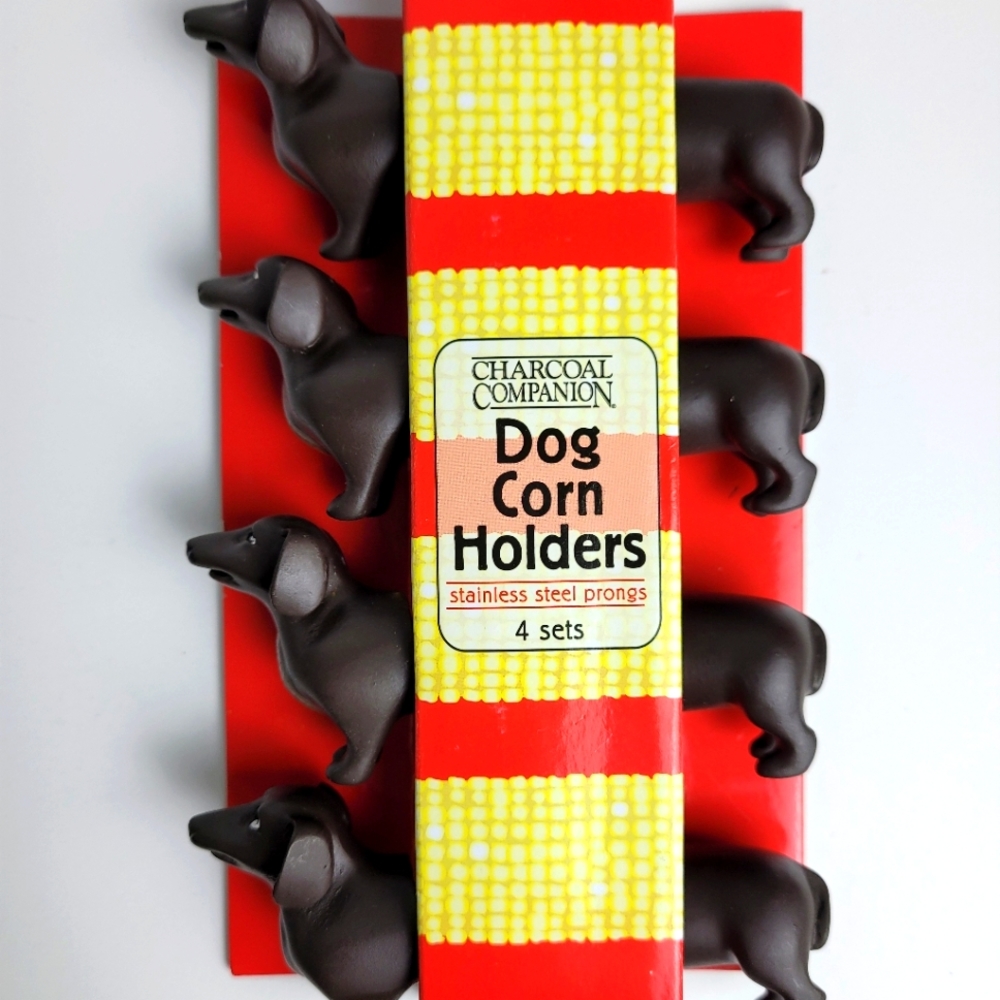 Charcoal Champion Dog Corn Holder 4pcs a Set